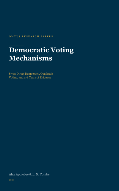 Democratic Voting Mechanisms: Direct Democracy, Quadratic Voting, and the Archit...